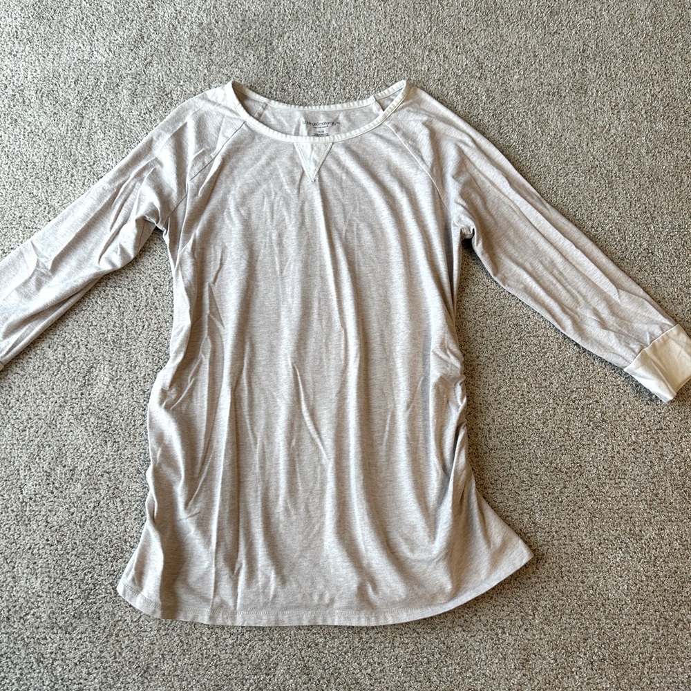 Super comfy 3/4 sleeve maternity tee